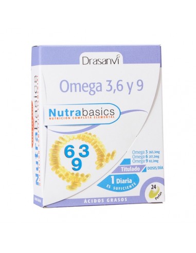 Drasanvi Omega 3-6-9 1000mg Bote 24...