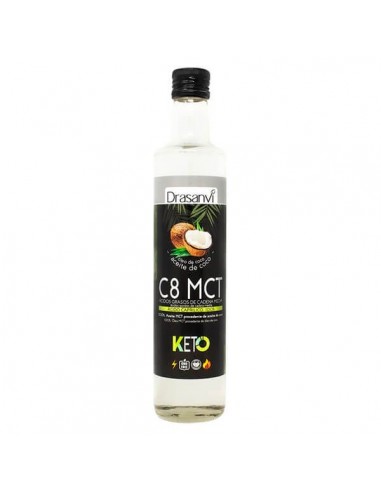 Drasanvi Aceite Mct C8 Puro Coco 100% 500ml