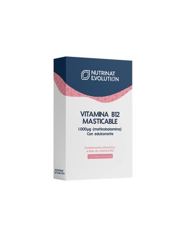 Nutrinat Evolution Vitamina B12 Masticable 30 Comprimidos