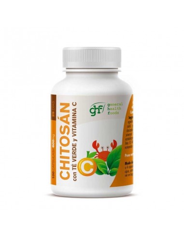 GHF Chitosan + Te Verde 500mg 100...