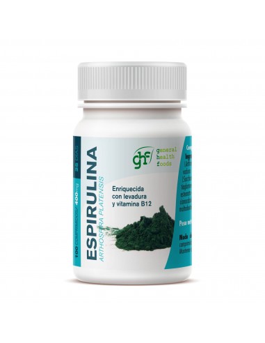 GHF Espirulina 400mg 100 Cápsulas