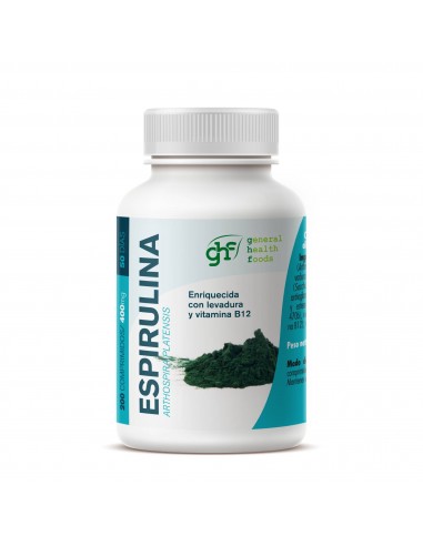 GHF Espirulina 400mg 200 Cápsulas