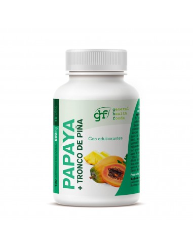 GHF Papaya 600mg 100 Cápsulas