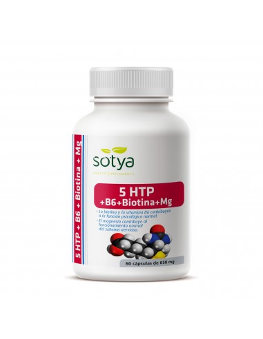 Sotya Triptofano 5htp+B6 60 Cápsulas