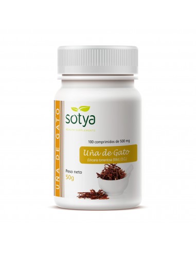 Sotya Uña Gato 100 Comprimidos
