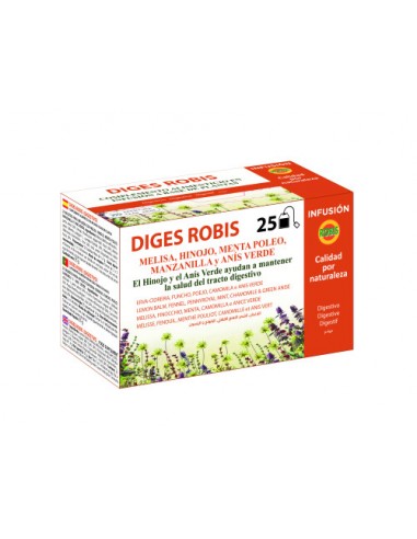Robis Filtros Diges 25u.X1,5gr