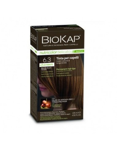 Biokap Tinte Rapid 6.3 Rubio Dorado...