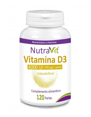 Nutravit Vitamina D3  120 Perlas