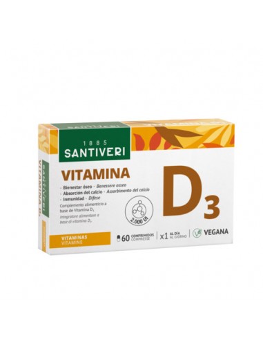 Santiveri Vitamina D3 60 Comprimidos