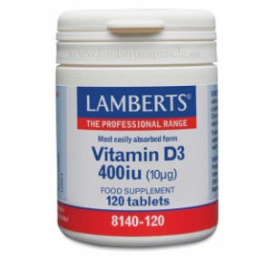 Lamberts Vitamina D3 400UI...