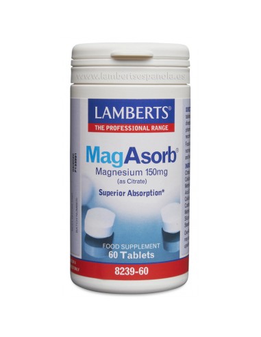 Lamberts MagAsorb 60 Comprimidos