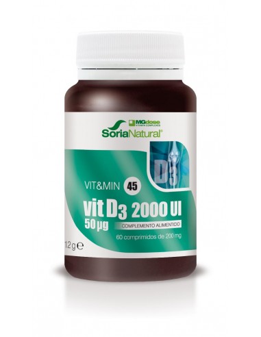 Soria Natural Vit D3 2000ui 60...