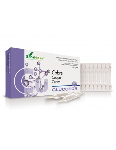 Soria Natural Glucosor Cobre 28 Ampollas