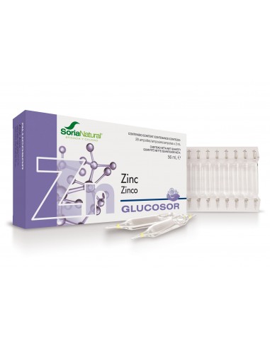 Soria Natural Glucosor Zinc 28 Ampollas