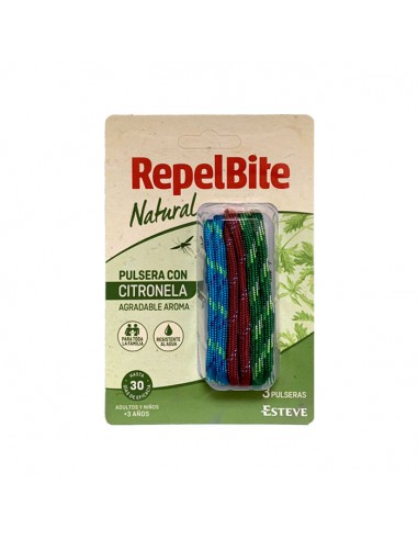 Repel Bite Pulsera Cuerdas 3 Unidades