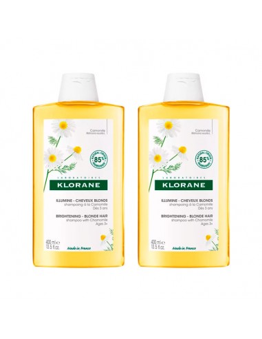 Klorane Champú Camomila 400+400ml