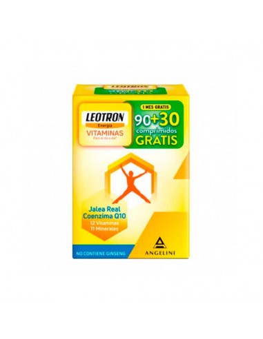 Leotron Vitaminas 90+30 Comprimidos