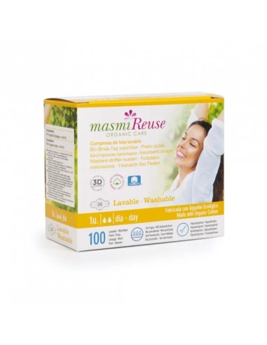 Masmi Compresa De Tela Lavable...