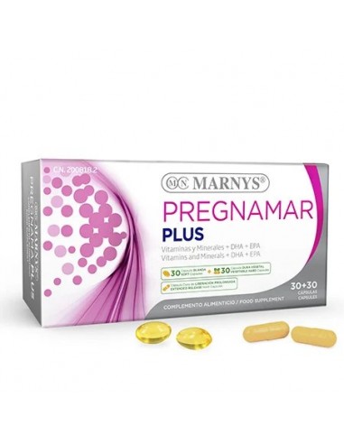 Marnys Pregnamar Plus 30+30 Cápsulas