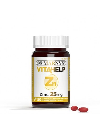 Marnys Vitahelp Zinc 25mmg 120 Cápsulas
