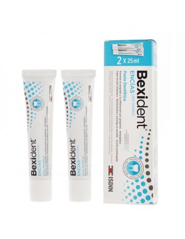 Bexident Encias Pasta Dentifrica 2x25ml