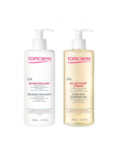 Topicrem DA Crema 500ml+Gel Da 500ml