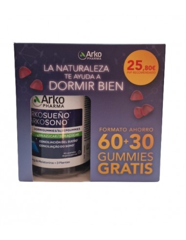Arkopharma Dormigummies 60+30 Caramelos