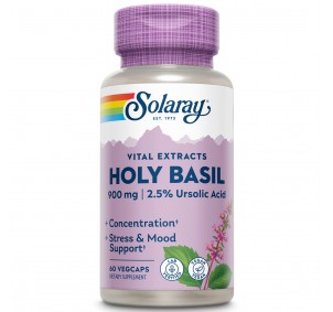 Solaray Holy Basil 60 Cápsulas