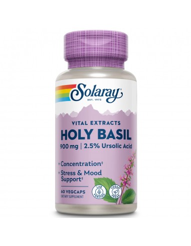 Solaray Holy Basil 60 Cápsulas
