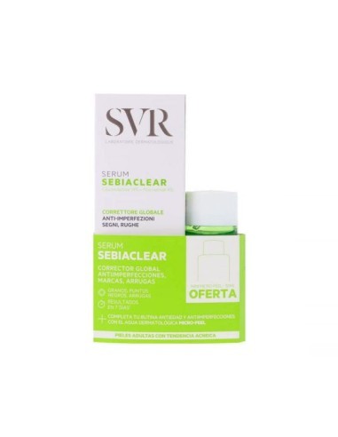 SVR Sebiaclear Serum 30ml+Micropeel 30ml