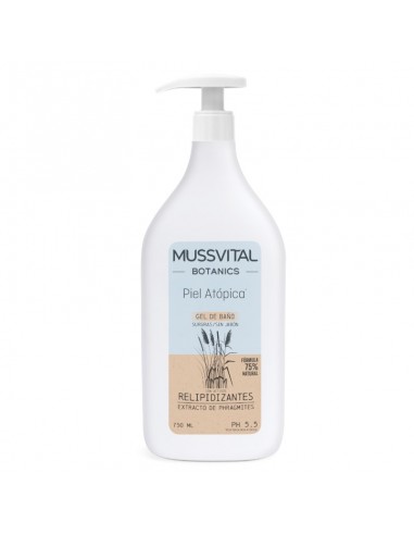 Mussvital Botanics Piel Atópica Gel Baño 750ml