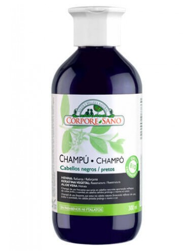 Corpore Sano Champú Henna Negro Palo...