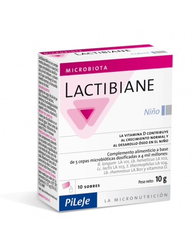 Pileje Lactibiane Niños 10 Sobres