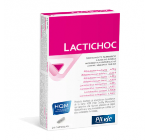 Pileje Lactichoc 20 Cápsulas