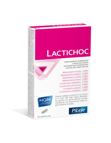 Pileje Lactichoc 20 Cápsulas
