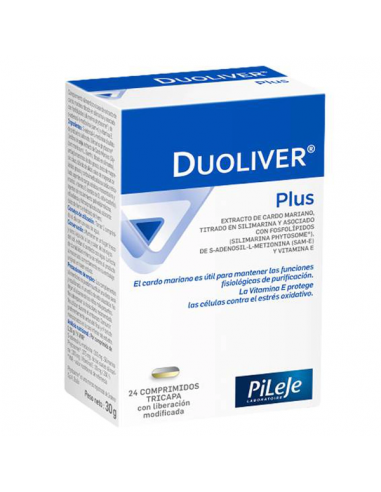Pileje Duoliver Plus 24 Comprimidos