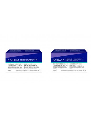 Kaidax Densidad Y Crecimiento 60+60 Cápsulas