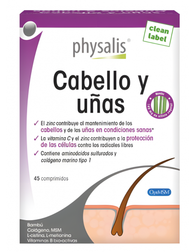 Physalis-Cabello Y Uñas 45 Comprimidos