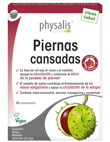 Physalis-Piernas Cansadas 30 Comprimidos