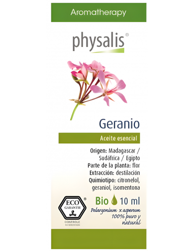Physalis-Esencia Geranio Bio 10ml.