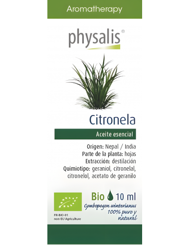 Physalis-Esencia Citronela Bio 10ml.