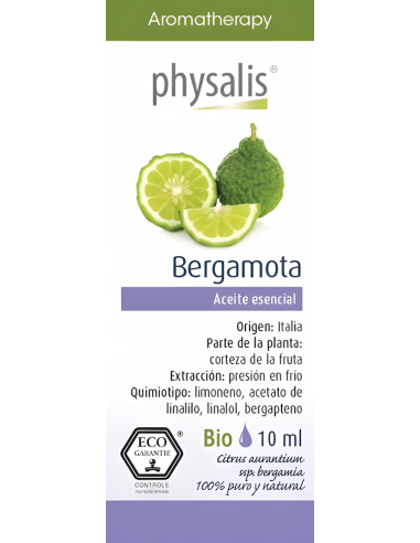 Physalis-Esencia Bergamota Bio 10ml.