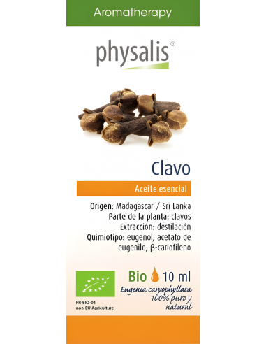 Physalis-Esencia Clavo Bio 10ml.