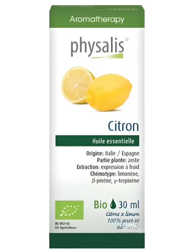 Physalis-Esencia Limon Bio 30ml.