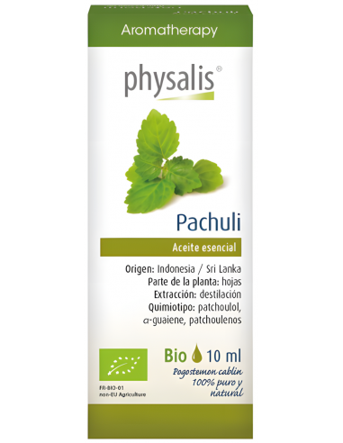 Physalis-Esencia Pachuli Bio 10ml.