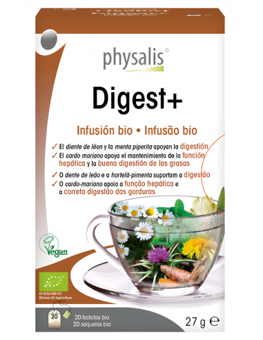 Physalis-Digest Infusión Bio  20 Filtros