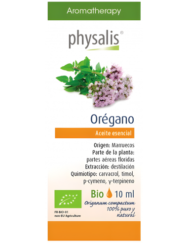 Physalis-Esencia Orégano Bio 10ml.