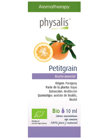 Physalis-Esencia Petitgrain Bio 10ml.