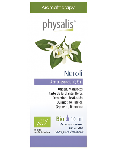 Physalis-Esencia Neroli 5% Bio 10ml.