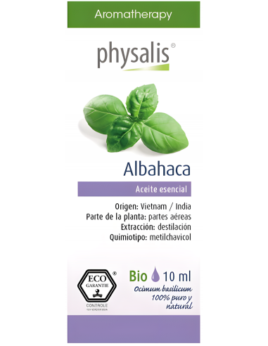Physalis-Esencia Albahaca Bio 10ml.